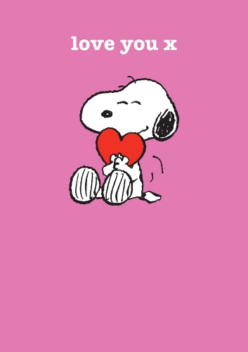 Snoopy Love You x  - Greeting Card